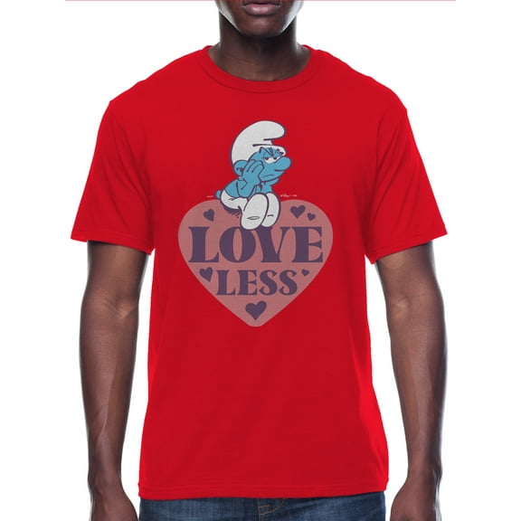 Smurfs, Mens Graphic Valentines Tee, Sizes XS-3XL