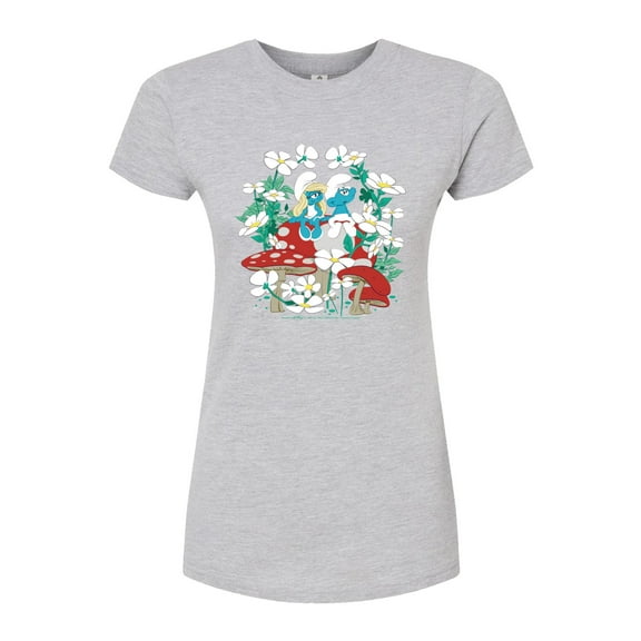 Smurfs - Nature - Juniors Fitted Graphic T-Shirt
