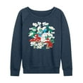 thumbnail image 1 of Smurfs - Nature - Women's French Terry Long Sleeve Shirt, 1 of 4