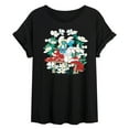 thumbnail image 1 of Smurfs - Nature - Women's Oversized Graphic T-Shirt, 1 of 4