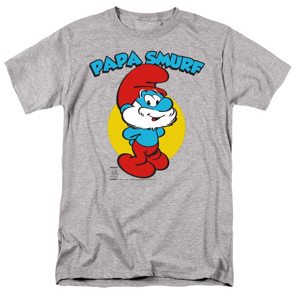 Smurfs Papa Smurf Unisex Adult T Shirt - Walmart.com