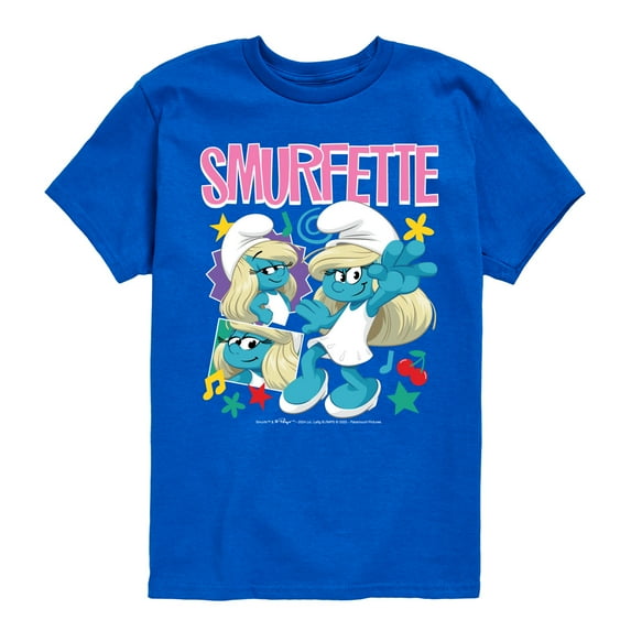 Smurfs - Smurfette - Kids Youth Short Sleeve Tee
