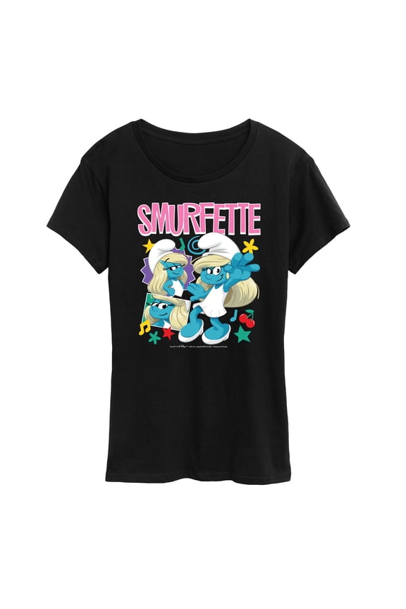 - Smurfette - Women's Short Sleeve Graphic T-Shirt