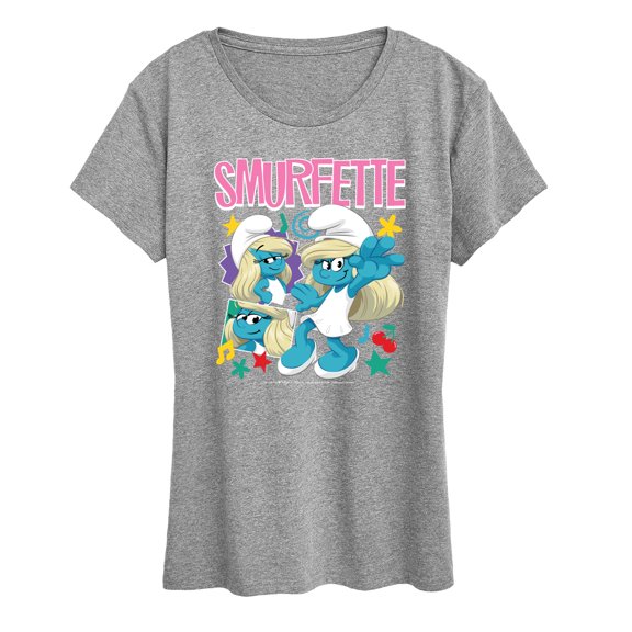 Smurfs - Smurfette - Women's Short Sleeve Graphic T-Shirt