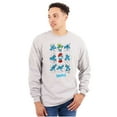 thumbnail image 1 of Smurfs Squad Papa Smurfette Cartoon Long Sleeve TShirt Men Women Brisco Brands S, 1 of 6