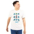 thumbnail image 1 of Smurfs Squad Papa Smurfette Cartoon Men's Graphic T Shirt Tees Brisco Brands L, 1 of 4