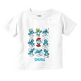 thumbnail image 1 of Smurfs Squad Papa Smurfette Cartoon Toddler Boy Girl T Shirt Infant Toddler Brisco Brands 18M, 1 of 6