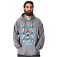 thumbnail image 1 of Smurfs Squad Papa Smurfette Cartoon Unisex Plus Size Hoodie Brisco Brands 3X, 1 of 5