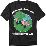 Smurfs T-Shirt Gargamel Unisex Graphic Tee For Men & Women Black&nbsp;
