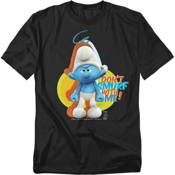 Smurfs T-Shirt Grouchy Dont Smurf With Me! Unisex Graphic Tee For Men & Women
