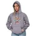 thumbnail image 1 of Smurfs Take Care Of Each Other Hoodie Sweatshirt Women Brisco Brands S, 1 of 4