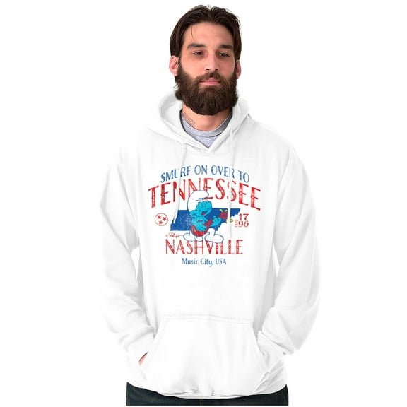 Smurfs Tennessee Nashville Cartoon Unisex Plus Size Hoodie Brisco Brands 5X