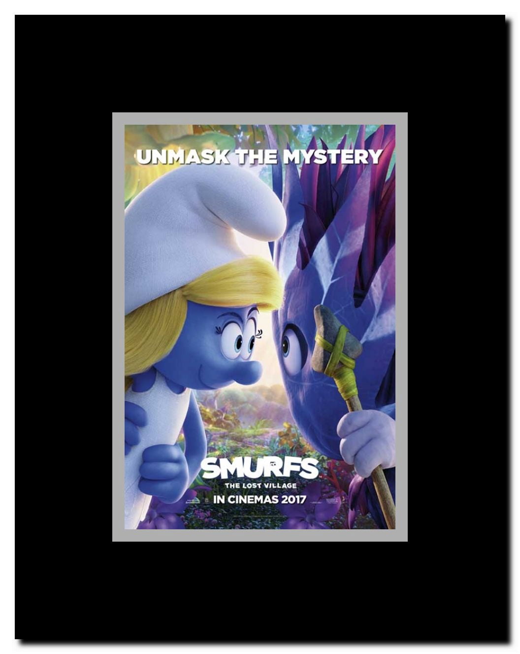 Smurfs: The Lost Village Framed Movie Poster