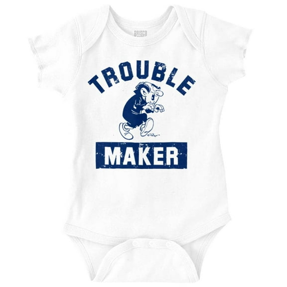 Smurfs Trouble Maker Gargamel Funny Romper Boys or Girls Infant Baby Brisco Brands 12M