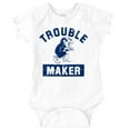 thumbnail image 1 of Smurfs Trouble Maker Gargamel Funny Romper Boys or Girls Infant Baby Brisco Brands 18M, 1 of 7