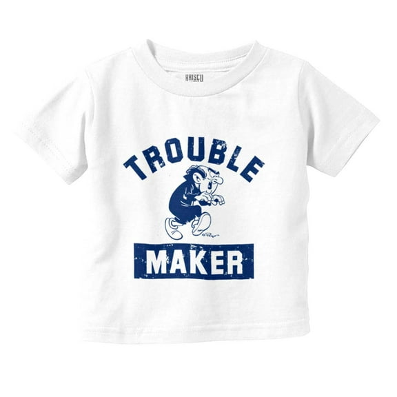 Smurfs Trouble Maker Gargamel Funny Toddler Boy Girl T Shirt Infant Toddler Brisco Brands 4T