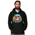 thumbnail image 1 of Smurfs Village Mushroom Dance Party Hoodie Sweatshirt Women Men Brisco Brands L, 1 of 6