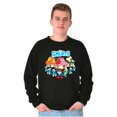thumbnail image 1 of Smurfs Village Mushroom Dance Party Sweatshirt for Men or Women Brisco Brands S, 1 of 6