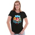 thumbnail image 1 of Smurfs Village Mushroom Dance Party Women's T Shirt Ladies Tee Brisco Brands S, 1 of 5