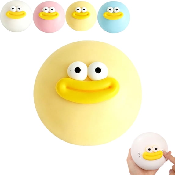 Smush Face Squishy, Smush Squishy, Interchangeable Faces , Slow Rebound Sensory Squeeze Balls for Anxiety Relief