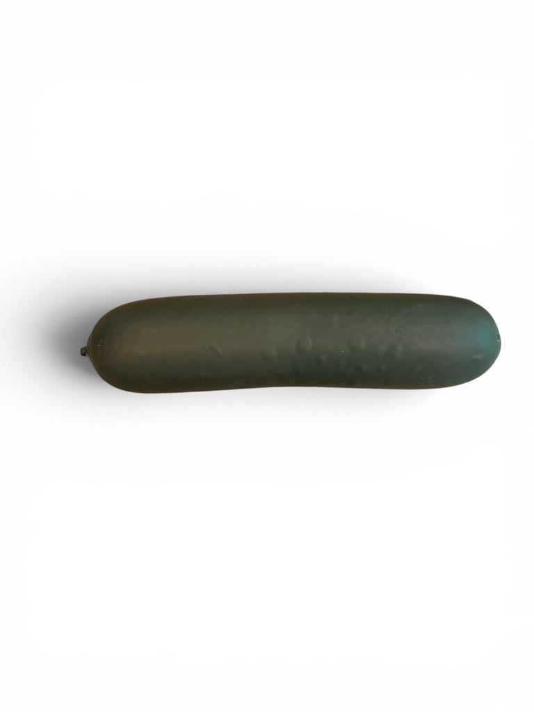 SmushMart Jumbo Squishy Pickle-Slow-Rising Squishy Figure, Bread - Stress Relief Squeeze Ball