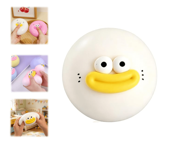 Smushers Face Collection, Slow Rebound Sensory Squishy with Interchangeable Faces, Build Your Own Expression Set