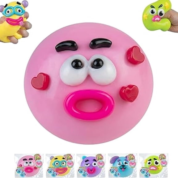 Smushers Faces Squeezing Toys New, Soft Slow Rise Dough Block, Cute Animal Stress Relief for Adult Desk Decor