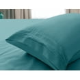 thumbnail image 1 of Smyrna Bamboo Derived Rayon King Size Pillowcase Set, Moisture Wicking, Wrinkle-Free, No Fading- King Size (2 Pieces)-Teal, 1 of 3