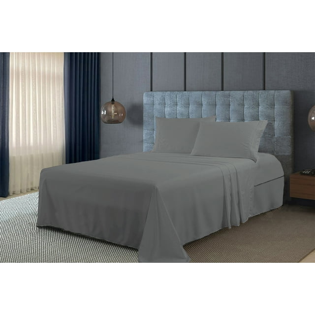 Smyrna Full Size Bamboo Derived Rayon Sheets Set, Deep Pockets, Softer