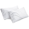 thumbnail image 1 of Smyrna Ultra Soft Bamboo Pillow Case, Queen Size Pillowcase (20x30), 100% Organic Bamboo Pillowcase,Better Than Silk, Cool, Soft, Cooling Pillowcase, 2 Piece - White, 1 of 6