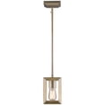 thumbnail image 1 of Golden Lighting Smyth 1-Light Mini Pendant in White Gold, 1 of 9