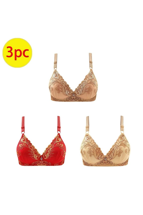 Bras for Women no Underwire Woman's Comfortable Lace Breathable Bra Underwear No Rims