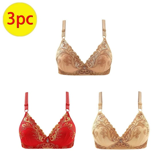 SnZhen Bras for Women no Underwire Woman's Comfortable Lace Breathable Bra Underwear No Rims