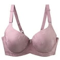 thumbnail image 1 of SnZhen Daily Bra for Women Plus Size Women's Fashion Printed Thin Bra with Steel Ring Sag Proof Gathered Underwear CDE Cup, 1 of 4