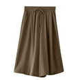 thumbnail image 1 of SnZhen Linen Pants Women Women's imitation cotton and linen solid color capris casual pants, 1 of 4