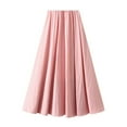thumbnail image 1 of SnZhen Maxi Skirts for Women Summer Women's Summer Casual Ice Silk Elastic High Waist Slim A-line Skirt, 1 of 1
