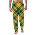 thumbnail image 1 of SnZhen Pants for Man Men's Home Sleepwear Thin Loose Pants Plaid Straight Leg Pants Men's Casual Pants, 1 of 6