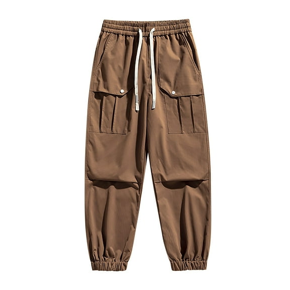 SnZhen Pants for Man Men's Workwear Full Length Pants