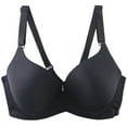 thumbnail image 1 of SnZhen Plus size Daily Bra for Women Women's Solid Color Thin Bra with Steel Ring Sag Proof Gathered Underwear CDE Cup, 1 of 4