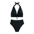 thumbnail image 1 of SnZhen Swim Suits for Women 2024 Family Swimsuits Matching Set Print Hollow Out Backless Swimwear, 1 of 5