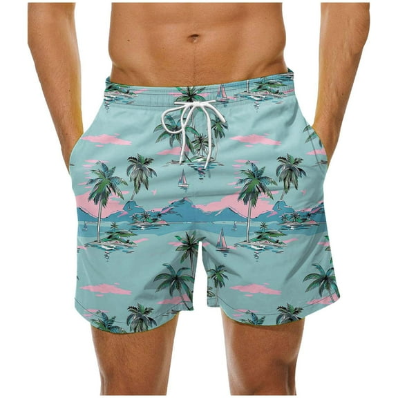 SnZhen Swim Under $15 Mens Swimming Trunks Men's Summer Loose Beach Shorts Pocket Swimming Pants
