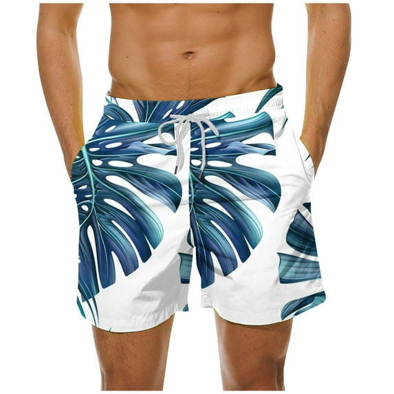 SnZhen Swim Under $15 Mens Swimming Trunks Men's Summer Loose Beach Shorts Pocket Swimming Pants