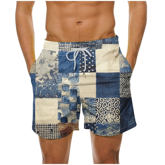 SnZhen Swim Under $15 Mens Swimming Trunks Men's Summer Loose Beach Shorts Pocket Swimming Pants