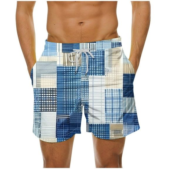SnZhen Swim Under $15 Mens Swimming Trunks Men's Summer Loose Beach Shorts Pocket Swimming Pants