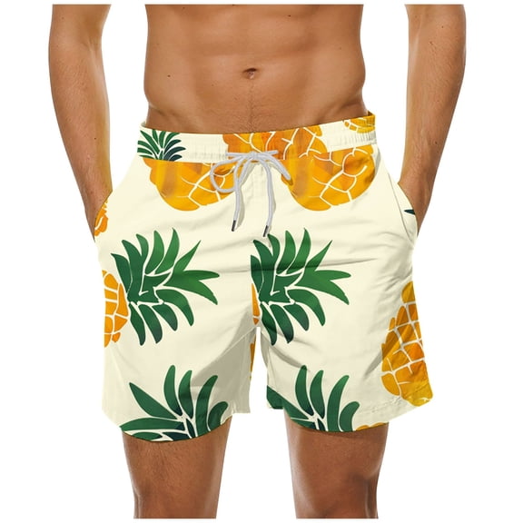 SnZhen Swim Under $15 Mens Swimming Trunks Men's Summer Loose Beach Shorts Pocket Swimming Pants