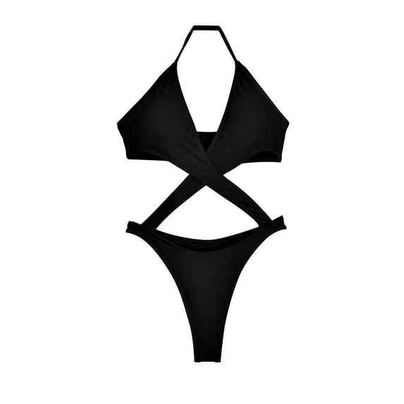 SnZhen Tankini Swimsuits for Women Tummy Control Fashion Comfortable Solid Color Bikini Women's Sexy Plain Color Swimsuit Bikinis Sets