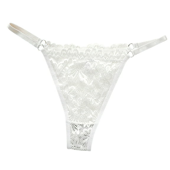 SnZhen Thongs for Women Women's Panties Lace Seamless Low Waisted Ladies Thongs Physiological Underpants