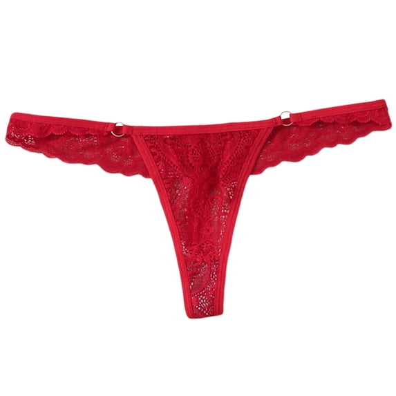 SnZhen Thongs for Women Women's Panties Lace Seamless Low Waisted Ladies Thongs Physiological Underpants