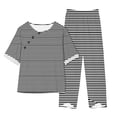 thumbnail image 1 of SnZhen Two Piece Sets for Women Summer Women Tracksuit Sweatshirt Pants Sets Sport Long Sleeve Wear Casual Suit Sets, 1 of 3