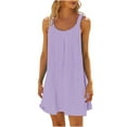 thumbnail image 1 of SnZhen Wedding Guest Dresses for Women Women's Beach Dress Bikini Beachwear Coverups Casual Vacation Short Summer Dresses, 1 of 9